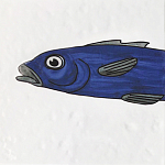 Плитка с узором Рыба пловчиха варинант исполнения - 5 | Loft Concept в Сочи