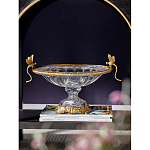 Чаша из прозрачного стекла с рельефным ободком и фигурками стрекоз Eden Garden варинант исполнения - 2 | Loft Concept в Сочи