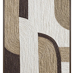 Панно из шнура геометрическая абстракция wall panel line II варинант исполнения - 1 | Loft Concept в Сочи