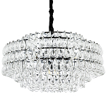 Люстра с хрустальными подвесками в виде капель Antoine Crystal Drops Chrome Chandelier 16 варинант исполнения - 1 | Loft Concept в Сочи