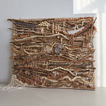 Большая Абстрактное Панно из веток и нитей Dryad Wall Art варинант исполнения - 4 | Loft Concept в Сочи