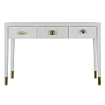 Дизайнерский Письменный стол Elsa Dreams White с тремя ящиками варинант исполнения - 5 | Loft Concept в Сочи