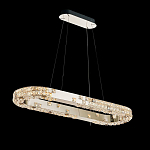 Люстра овальная с мозаичным хрустальным оформлением Sparks of Crystal варинант исполнения - 1 | Loft Concept в Сочи