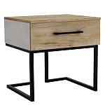 Тумба прикроватная с ящиком в стиле лофт Urban Style Space 2 варинант исполнения - 1 | Loft Concept в Сочи