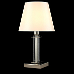 Настольная лампа с белым тканевым абажуром в форме конуса Laurent варинант исполнения - 3 | Loft Concept в Сочи