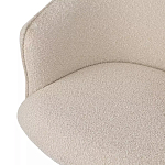 Кресло офисное полукруглое с буклированной обивкой Adjustable Chair варинант исполнения - 3 | Loft Concept в Сочи