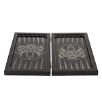 Подарочные нарды из натурального камня с гравировкой Backgammon from Stone варинант исполнения - 3 | Loft Concept в Сочи