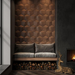 Гипсовая 3D панель с принтографией PM-30 варинант исполнения - 4 | Loft Concept в Сочи