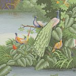 Обои ручная роспись Le Brésil Eden варинант исполнения - 1 | Loft Concept в Сочи