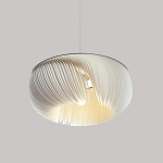 Подвесной светильник с белыми изящными декоративными лепестками Volumetric Petal Lamp варинант исполнения - 2 | Loft Concept в Сочи