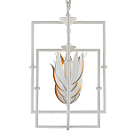 Люстра белая прямоугольная с абажурами в виде цветков тюльпана White Tulips варинант исполнения - 4 | Loft Concept в Сочи