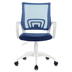 Офисное кресло с основанием из белого пластика Desk chairs Blue варинант исполнения - 4 | Loft Concept в Сочи