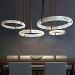 Люстра в форме обруча из натурального камня Minerals of Light варинант исполнения - 7 | Loft Concept в Сочи