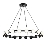 Люстра кольцевая с круглыми светодиодными источниками света Maxine Light варинант исполнения - 1 | Loft Concept в Сочи