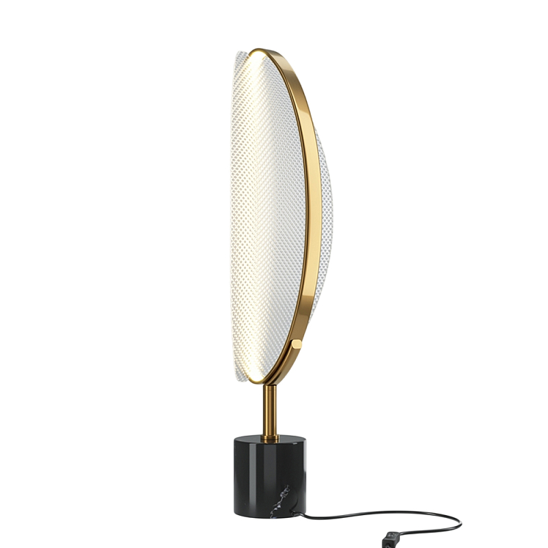 Настольный светильник Breeze 3000К 15Вт Латунь Прозрачный в Сочи | Loft Concept 