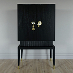 Кабинетный шкаф Elsa Dreams Black с 2-мя ящиками варинант исполнения - 5 | Loft Concept в Сочи