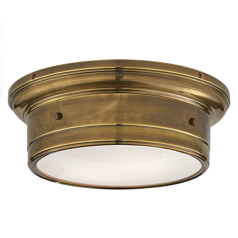 Потолочный светильник круглый цвета состаренная латунь Modern Simple Ceiling Light Латунь Белый Потолочный светильник круглый цвета состаренная латунь Modern Simple Ceiling Light Латунь Белый в Сочи | Loft Concept