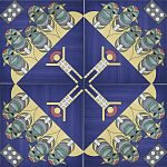 Плитка дизайнерская с узором Мангалоры варинант исполнения - 2 | Loft Concept в Сочи