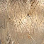 Люстра на цепи с прозрачными стеклянными подвесками в виде листьев Textured Glass Chandelier варинант исполнения - 5 | Loft Concept в Сочи