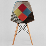 Стул с обивкой в технике пэчворк DSW варинант исполнения - 4 | Loft Concept в Сочи