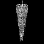 Люстра многоярусная каскадная с хрустальными подвесками Roul Crystal Light варинант исполнения - 3 | Loft Concept в Сочи