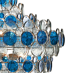 Люстра с каскадом из круглых декоративных элементов Harmony of Light варинант исполнения - 1 | Loft Concept в Сочи