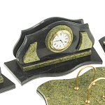 Настольный письменный набор из змеевика из 7-ми элементов Successful Leader варинант исполнения - 6 | Loft Concept в Сочи