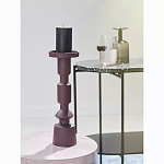 Подсвечник фигурный сливовый Bright Accent 35 см варинант исполнения - 4 | Loft Concept в Сочи