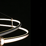 Люстра подвесная светодиодная Dаiana круглая варинант исполнения - 4 | Loft Concept в Сочи