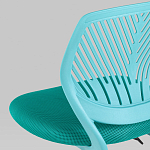 Яркий компьютерный стул Tropica Turquoise варинант исполнения - 6 | Loft Concept в Сочи