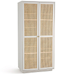 Шкаф с двумя дверцами из плетеного ротанга Tomio Wicker Furniture варинант исполнения - 2 | Loft Concept в Сочи