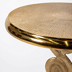 Кофейный стол из металла с круглой столешницей Table Gold Metal варинант исполнения - 2 | Loft Concept в Сочи