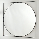 Зеркало в черной металлической раме Urban Style Mirror варинант исполнения - 2 | Loft Concept в Сочи