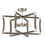 Подвесной светильник в форме фонаря серый Gray Eco Lantern варинант исполнения - 2 | Loft Concept в Сочи