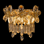Бра с декоративными элементами в виде крупных хрустальных цветов Palace Gardens варинант исполнения - 2 | Loft Concept в Сочи