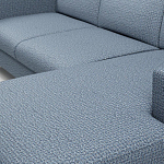 Мебельная ткань Шенилл голубой цвет 142 см T4-49 варинант исполнения - 8 | Loft Concept в Сочи