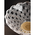 Чаша стеклянная прозрачная на бронзовой подставке с фигуркой девушки Eden Garden варинант исполнения - 7 | Loft Concept в Сочи