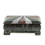 Шкатулка для денег с мозаикой из натуральных камней Stone Casket варинант исполнения - 2 | Loft Concept в Сочи