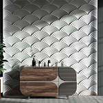 Гипсовая 3D Панель Aura варинант исполнения - 2 | Loft Concept в Сочи