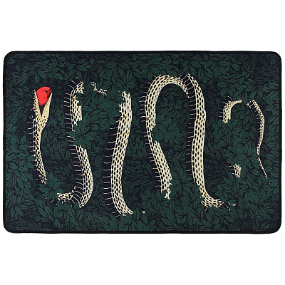 Ковер Snake Fornasetti green Ковер Snake Fornasetti green