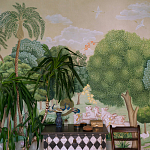 Обои ручная роспись Dandaka Glades Original colourway on painted Xuan paper варинант исполнения - 3 | Loft Concept в Сочи