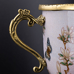 Фарфоровая чаша с бронзовыми элементами Eden Garden варинант исполнения - 5 | Loft Concept в Сочи