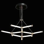 Люстра с геометрической конструкцией из вытянутых цилиндрических плафонов Hex Scaffold  варинант исполнения - 3 | Loft Concept в Сочи