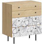 Комод с принтом на ящиках Elise Chest of Drawers варинант исполнения - 14 | Loft Concept в Сочи