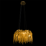 Люстра подвесная круглая с изогнутыми металлическими дугами и ниспадающими цепочками 65 см Atlantis Chain варинант исполнения - 5 | Loft Concept в Сочи