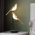 Настольная лампа с 2-мя плафонами в виде птичек Flight of Light варинант исполнения - 1 | Loft Concept в Сочи