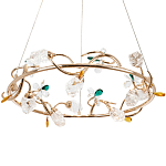 Люстра с хрустальными плафонами и декором Alvere Crystal Chandelier варинант исполнения - 1 | Loft Concept в Сочи