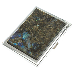 Портсигар на 10 сигарет с газовой зажигалкой из натурального камня Лабрадор Stone Cigarettes Cases варинант исполнения - 1 | Loft Concept в Сочи