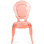 Прозрачный стул розовый LOUIS GHOST CHAIR Pink варинант исполнения - 2 | Loft Concept в Сочи