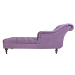 Кушетка фиолетовая с мягкой обивкой из велюра Michael Couch варинант исполнения - 2 | Loft Concept в Сочи